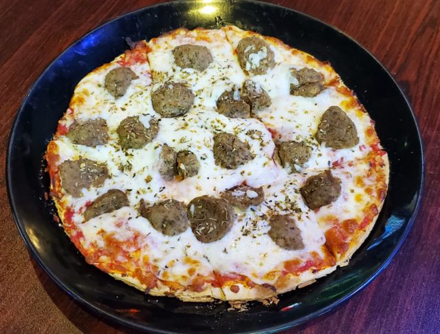 Meatball Pizza