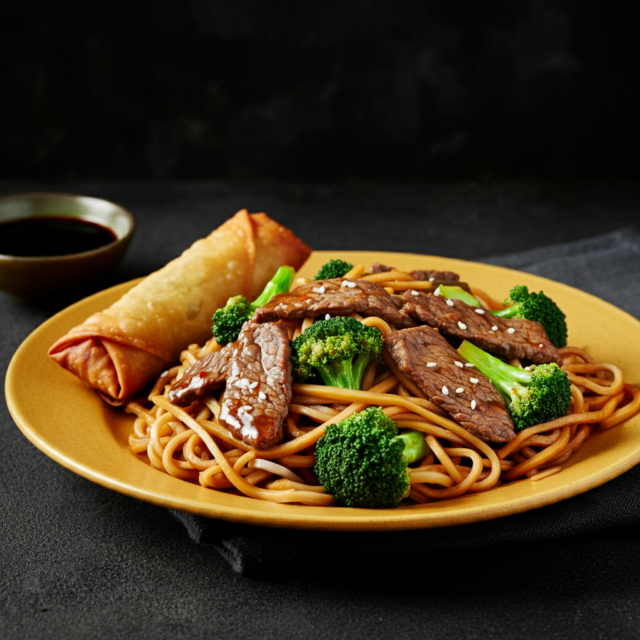 Beef Broccoli Lo Mein