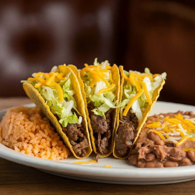 Beef Taco Platter